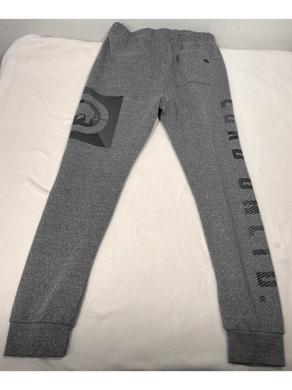 Men’s Medium Ecko Unlimited Unltd Gray Sweatpants Draw String Logo Spell Out - Picture 3 of 13